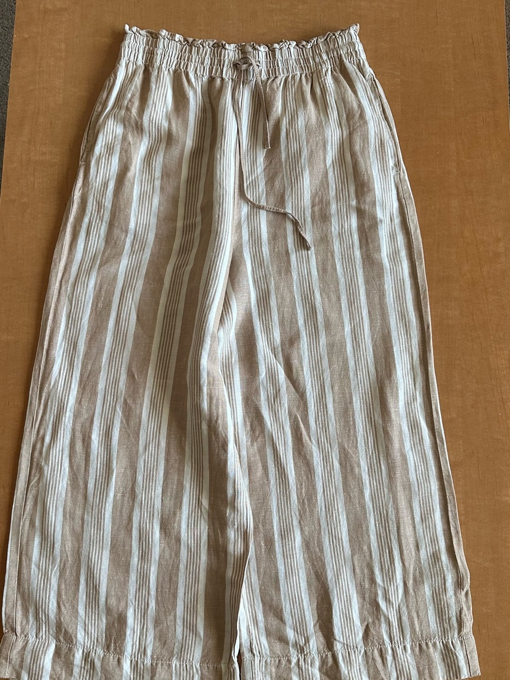 Madewell Smoked Huston Pull On Striped Pants Size S